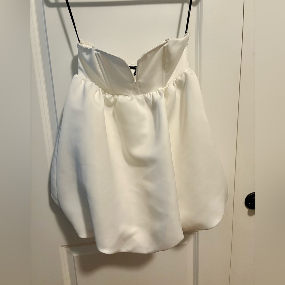 Forever 21 Bubble Hem Babydoll Strapless Dress
